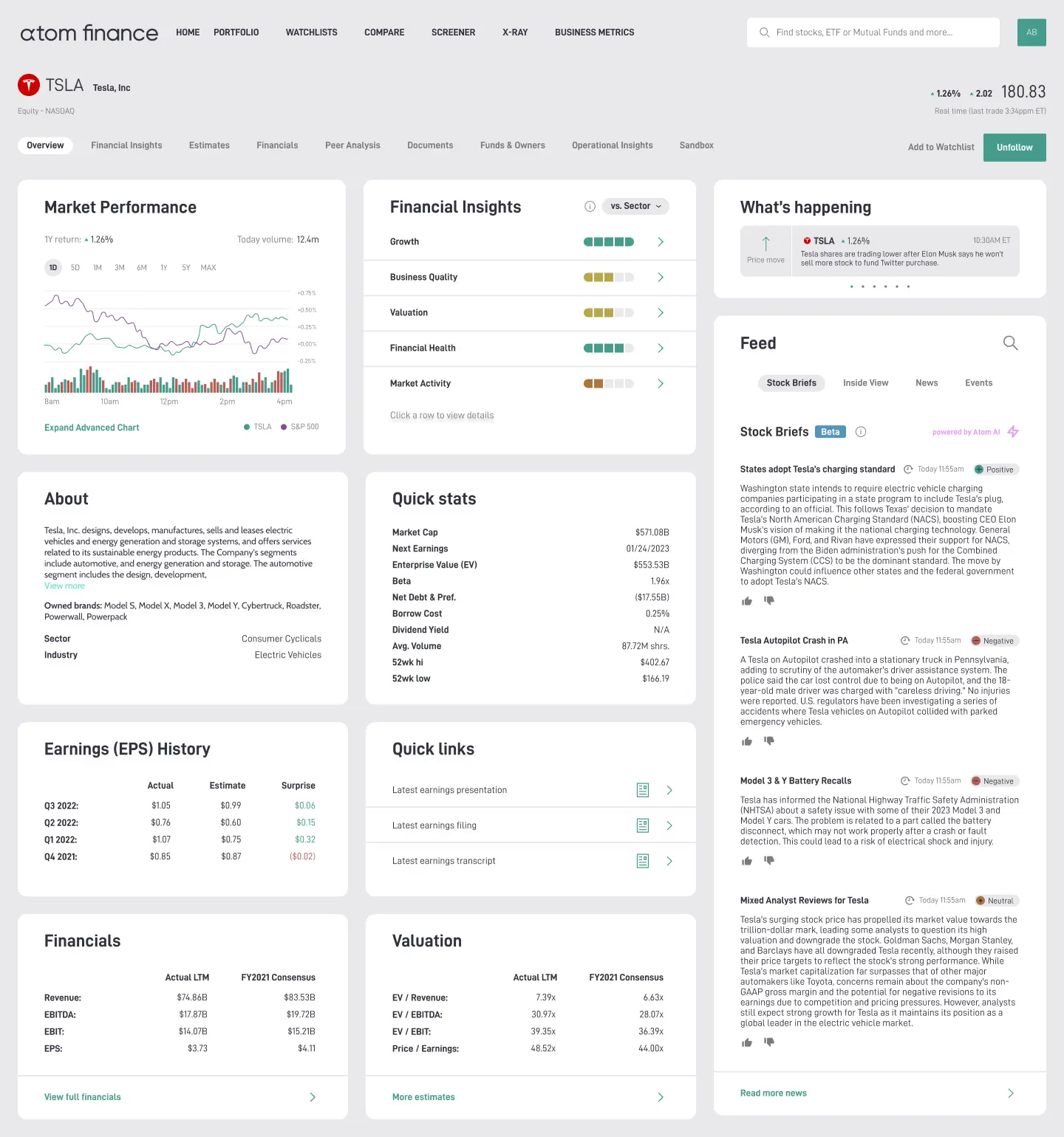 Financial Terminal - Adam Baitch creative project
